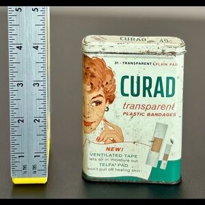 Curad Vintage Bandage Tin